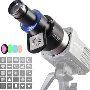 Bowens Mount Projector Attachment,Spotlight Optical Snoot Photography kit for CO